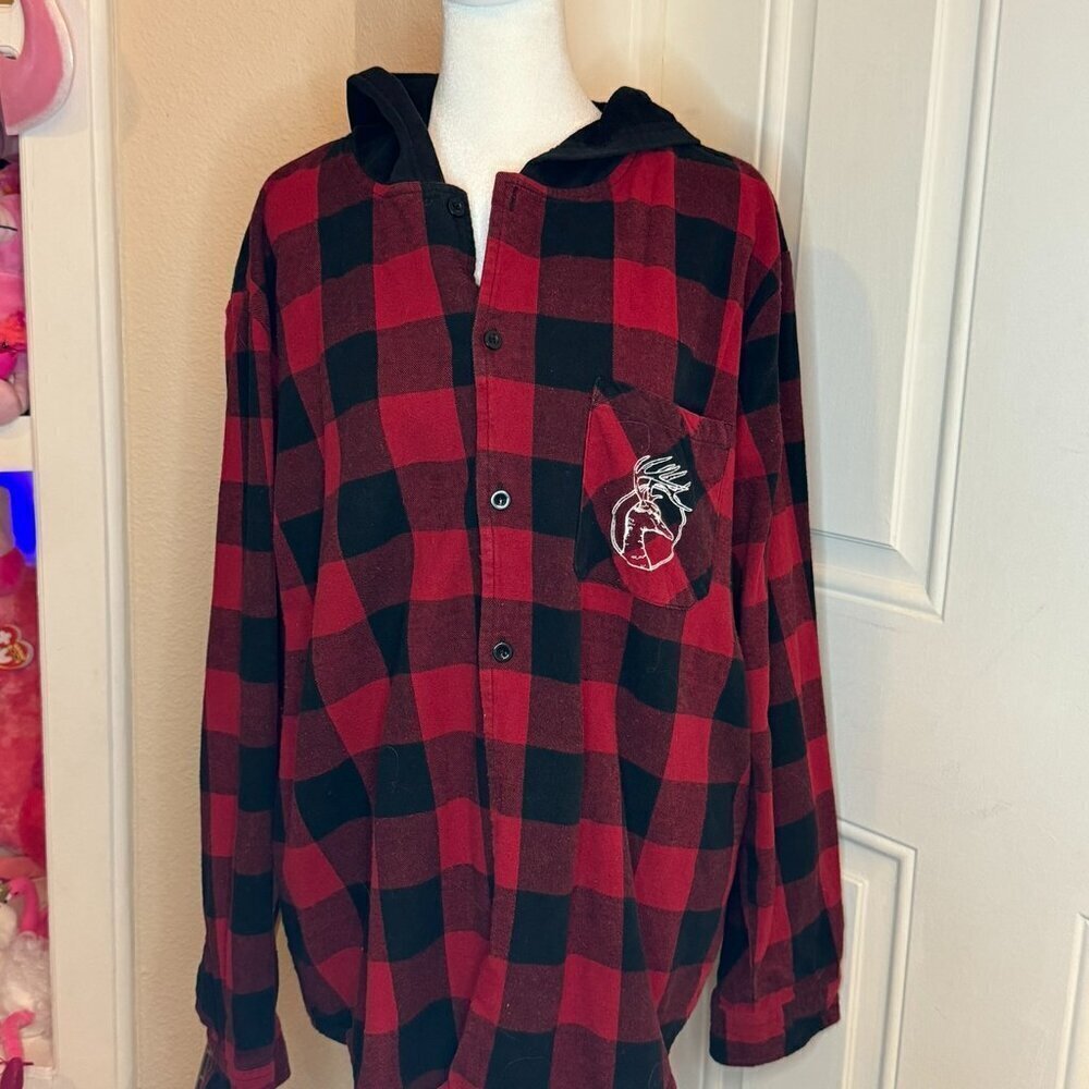 Y'all Life Flannel Hoodie Walker Hayes Concert